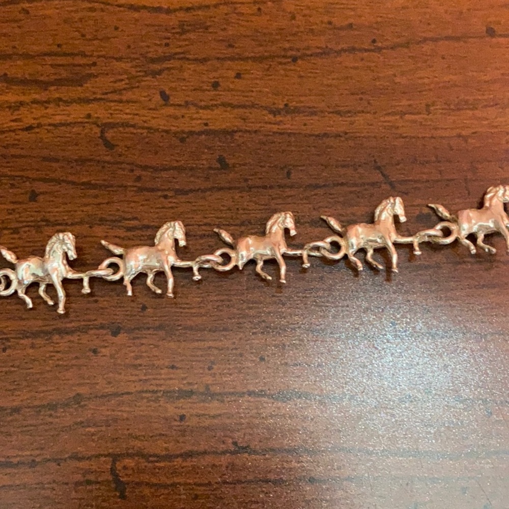 Sterling silver Horse bracelet